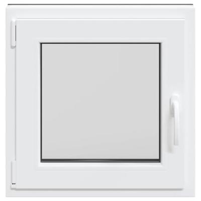 Kelderraam "RISOR" 50x50 cm draai-kiep DIN links antraciet