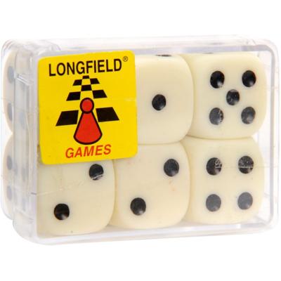 Longfield Dobbelstenen 6 in doos pak a 12 doosjes Longfield Dobbelstenen 6 in doos pak a 12 doosjes