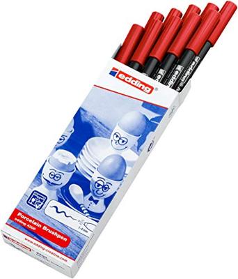 Brushpen edding 4200 porselein rood | 10 stuks