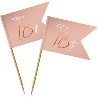 Prikkers 18 Jaar Elegant Blush (36st)