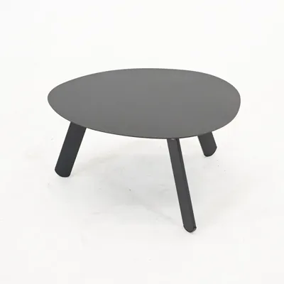 Bijzettafel tiki 55x46x28cm zwart