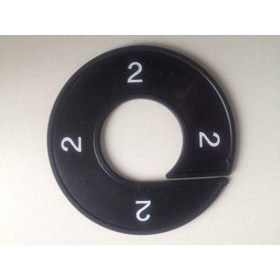 Maatring zwart/wit 2