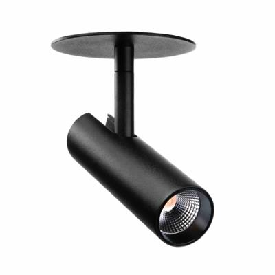 SG Tube Micro R zwart DTW dim to warm 2000-2800k inbouwspot voor gaten van 68 tot 83mm