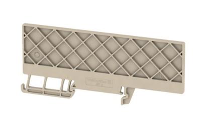 Weidmüller 2489100000 Scheidingswand Donkerbeige 50 stuk(s)