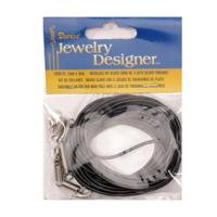 Darice • chain black+clasp 2mm/2.7m. - thumbnail