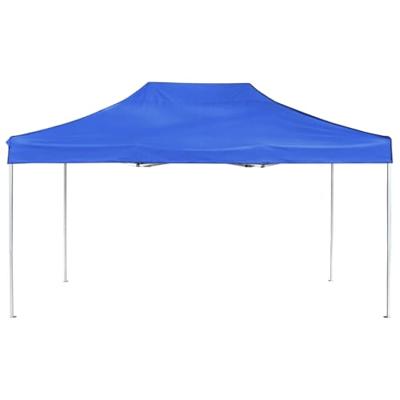 Partytent professioneel inklapbaar 4,5x3 m aluminium blauw Partytent professioneel inklapbaar 4,5x3 m aluminium blauw