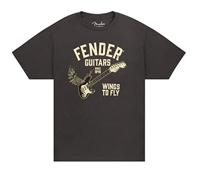 Fender Wings To Fly T-Shirt Vintage Black XXL - thumbnail