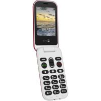 Doro 6060 GSM mobiele telefoon in elegant klapdesign (3 MP camera, 2,8 inch (7,11 cm) display, GPS, Bluetooth) rood-wit - thumbnail