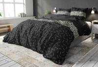 RoyalTextile - Dervio Dekbedovertrek Katoen - Antraciet - 200 x 220 - thumbnail