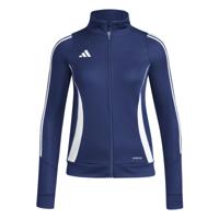 adidas Tiro 24 Trainingsjack Dames Donkerblauw Wit - thumbnail