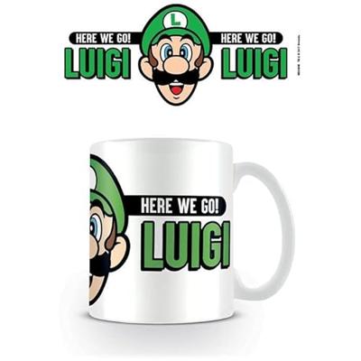 Super Mario Mug - Here We Go Luigi