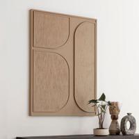 MUST Living Wanddecoratie 'Lorcan' Schors, 127 x 102cm, kleur Bruin - thumbnail