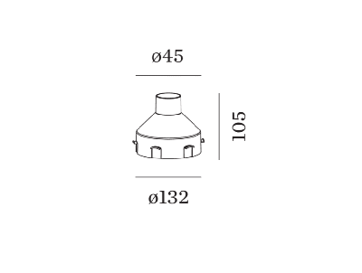 Wever & Ducre - MAP/CHART 0.6 RECESSED GROUND HOUSING