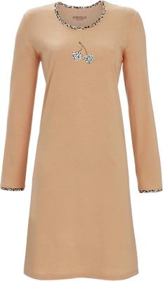 Katoenen nachthemd kersen panterprint Katoenen nachthemd kersen panterprint