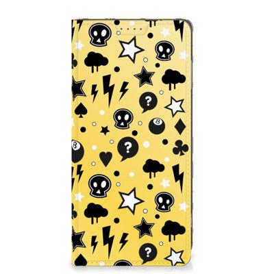 Mobiel BookCase Motorola Moto G24 | G04 | G24 Power Punk Geel Mobiel BookCase Motorola Moto G24 | G04 | G24 Power Punk Geel