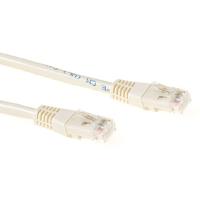 ACT Ivoor 0,5 meter LSZH U/UTP CAT6A patchkabel met RJ45 connectoren - thumbnail