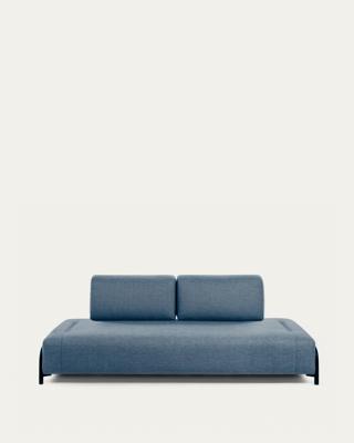 Kave Home 3-zits Bank 'Compo' 232cm, kleur Blauw Kave Home 3-zits Bank 'Compo' 232cm, kleur Blauw