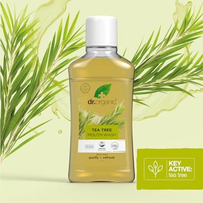 Dr Organic Tea Tree Oil Purifying Mouth Wash Dr Organic Tea Tree Oil Purifying Mouth Wash