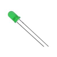 Kingbright L-53GD Bedrade LED Groen Rond 5 mm 30 mcd 30 ° 25 mA 2.2 V - thumbnail