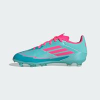 adidas F50 Messi League Gras / Kunstgras Voetbalschoenen (MG) Kids Turquoise Roze - thumbnail