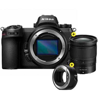 Nikon Z7 + Nikon Z 24-70mm F/4.0 S + FTZ II adapter