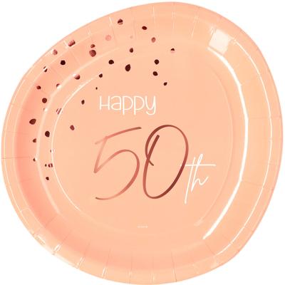 Borden 50 Jaar Elegant Blush (8st)