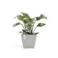 Ecopots Rotterdam kunststof bloempot Wit/Grijs - Ø 37,5 cm - thumbnail