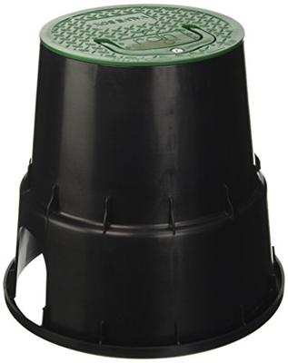 Grondput voor afsluiter Zwart/Groen - rond - diameter 152mm - hoogte 229mm