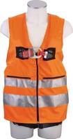 MAS Veiligheidsvest | EN361 EN20471 | 2-punts, bodywarmer oranje | voor kledingmaat 44-54 | 1 stuk - 1741010 1741010 - thumbnail