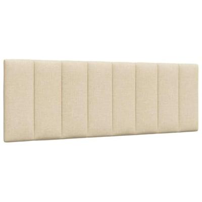 Bedframe zonder matras "Hanko" 120x200 cm stof crèmekleurig
