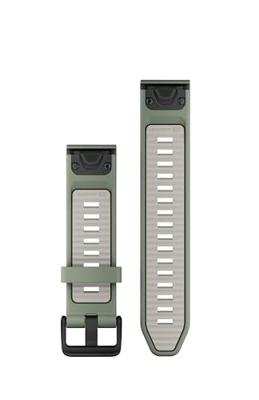 Garmin QuickFit, 20mm wilg/mist grijze siliconen band