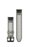Garmin QuickFit, 20mm wilg/mist grijze siliconen band - thumbnail