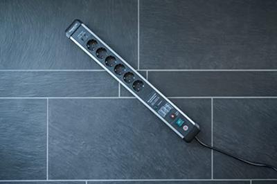 Brennenstuhl Premium-Protect-Line 60.000A stekkerdoos met overspanningsbeveiliging en Power Delivery USB 6-voudig - 1391010620 - thumbnail