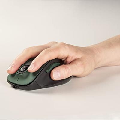 Hama optische draadloze muis 6 knoppen mw-500 recharge accu ergo. bosgroen - thumbnail