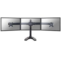 Neomounts FPMA-D700DD3 Monitorvoet 3-voudig 25,4 cm (10) - 68,6 cm (27) Zwart In hoogte verstelbaar, Zwenkbaar, Kantelbaar - thumbnail