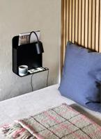 Leeslamp Bedlamp met 2X USB en schakelaar GU10 fitting Roomi - thumbnail