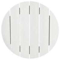 Bartafel Wit 55 x 55 x 107 cm Polyetheen - thumbnail