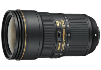 Nikon AF-S NIKKOR 24–70 mm 1:2.8E ED VR SLR Standaardzoomlens Zwart