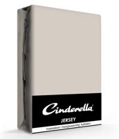 Cinderella Jersey Hoeslaken Taupe-80/90 x 200 cm - thumbnail