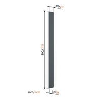 Vogels TVA 6000 kabelgoot TV accessoire Zwart - thumbnail