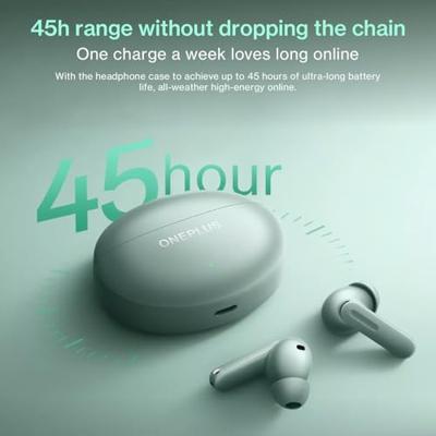 Draadloze Hoofdtelefoon met Oplaadetui OnePlus Buds 4 Groen