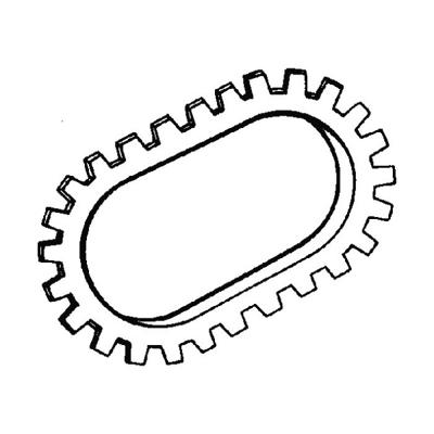 HellermannTyton G51P-D-PE-NA Wit per meter