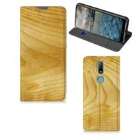 Nokia 2.4 Book | Wallet Case | Licht Hout - thumbnail