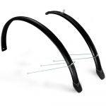 Eurofender spatbordenset 58mm 20" zwart - thumbnail