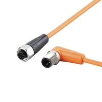 ifm Electronic EVT466 Verbindingskabel Aantal polen (sensoren): 3, 5 Stekker, haaks, Bus, recht 0.3 m 1 stuk(s) - thumbnail