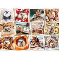 Puzzel van 1500 stukjes: schattige dierenfoto - thumbnail