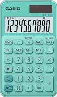 Casio SL-310UC-GN Zakrekenmachine Groen Aantal displayposities: 10 werkt op zonne-energie, werkt op batterijen (b x h x d) 70 x 8 x 118 mm - thumbnail