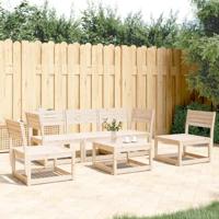 5-delige Loungeset massief grenenhout - thumbnail