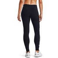 Sportleggings voor Dames Under Armour Favorite Wordmark Zwart Maat S - thumbnail