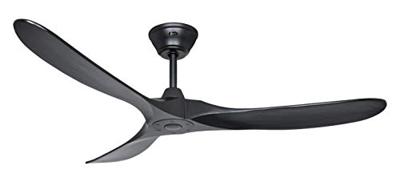 CasaFan ECO GENUINO 152 MS-MS Plafondventilator 16.6 W (Ø x h) 1520 mm x 285 mm Zwart (mat) Met afstandsbediening, Met wintermodus